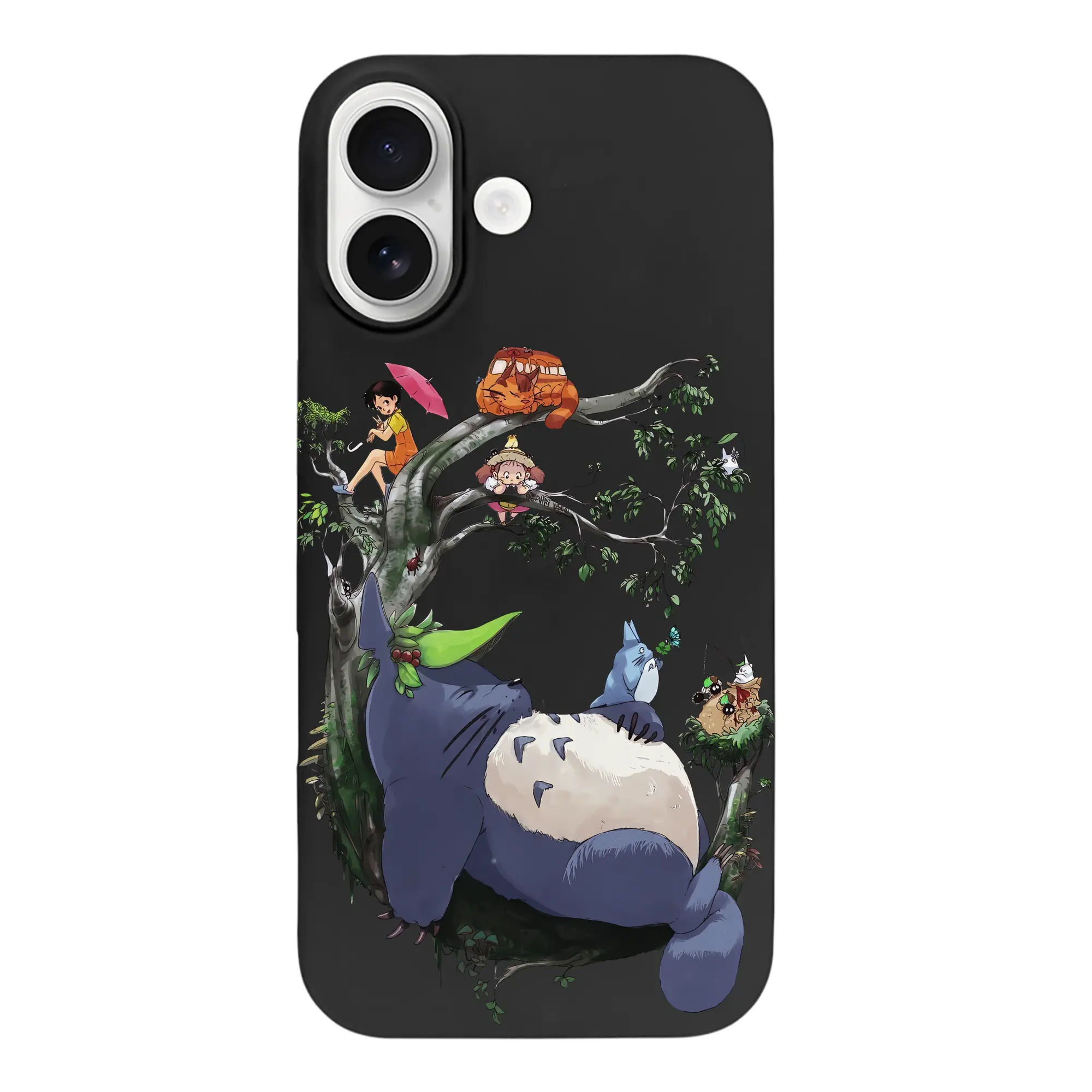 となりのトトロ グッズ トトロ - iPhone 17 シリーズ シリコンケース 薄型 耐衝撃 指紋防止 ソフトタッチカバー 精密フィット 傷防止 保護ケース iPhone 17/17 Air/17 Pro/17 Pro Max 対応